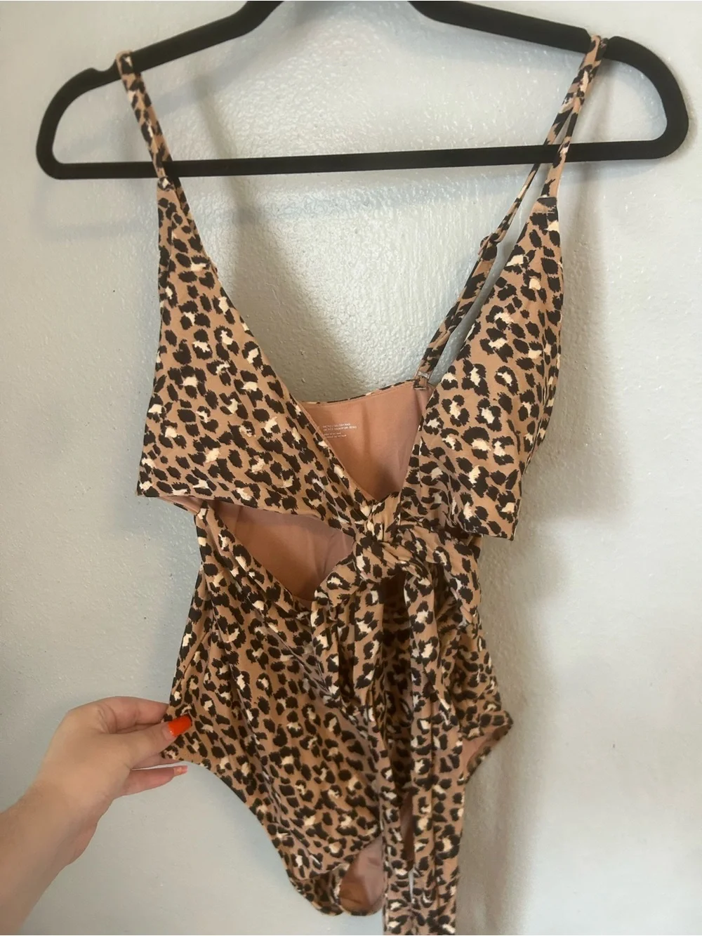Aerie leopard one piece swimsuit